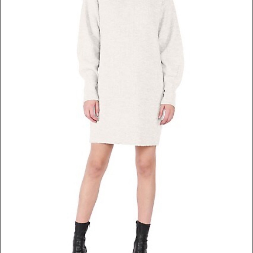 Women's Long Sleeve White Dress
